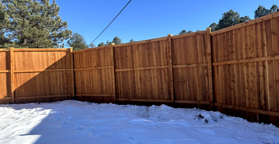 Wood Fence Installation (1)